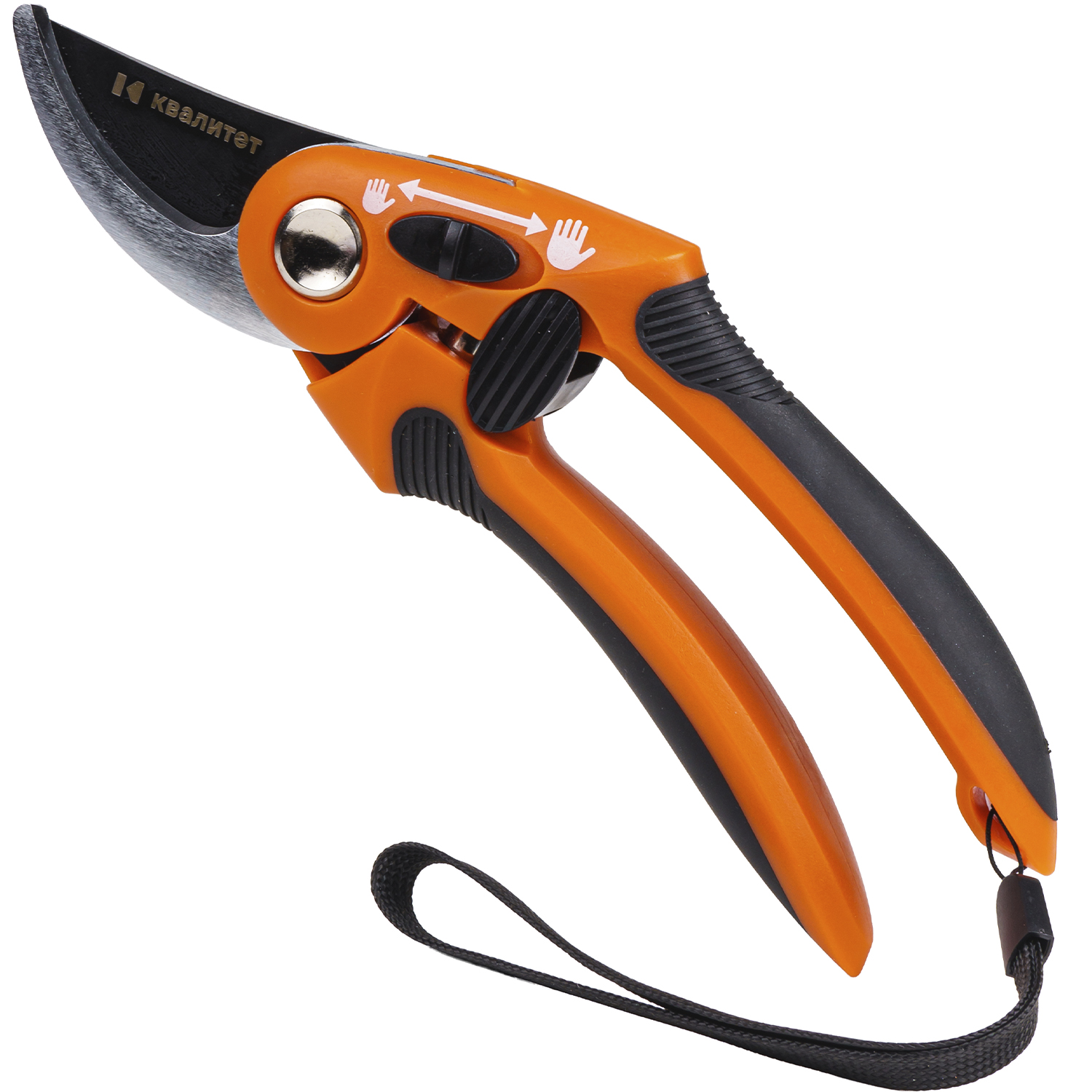 Секатор Квалитет плоскостной с тефлоновым покрытием с регулировкой захвата 215мм СП-ТРЗ-215