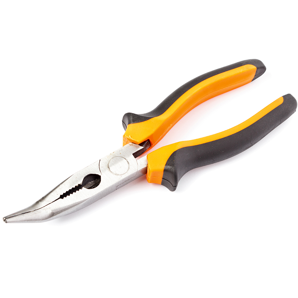 Длинногубцы Квалитет изогнутые 200 мм ДИ-200