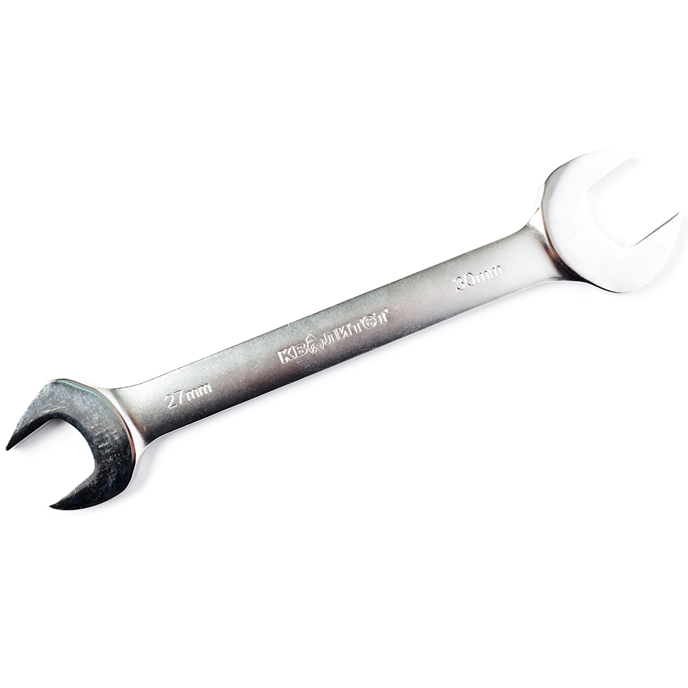 Ключ гаечный рожковый Квалитет 27*30 мм КР-2730
