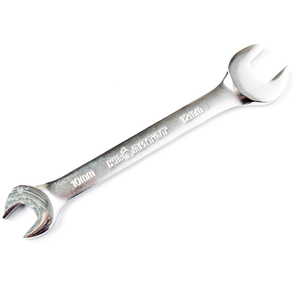 Ключ гаечный рожковый Квалитет 10*12 мм КР-1012