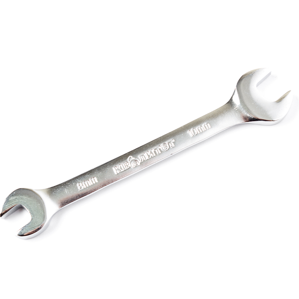 Ключ гаечный рожковый Квалитет 8*10 мм КР-0810