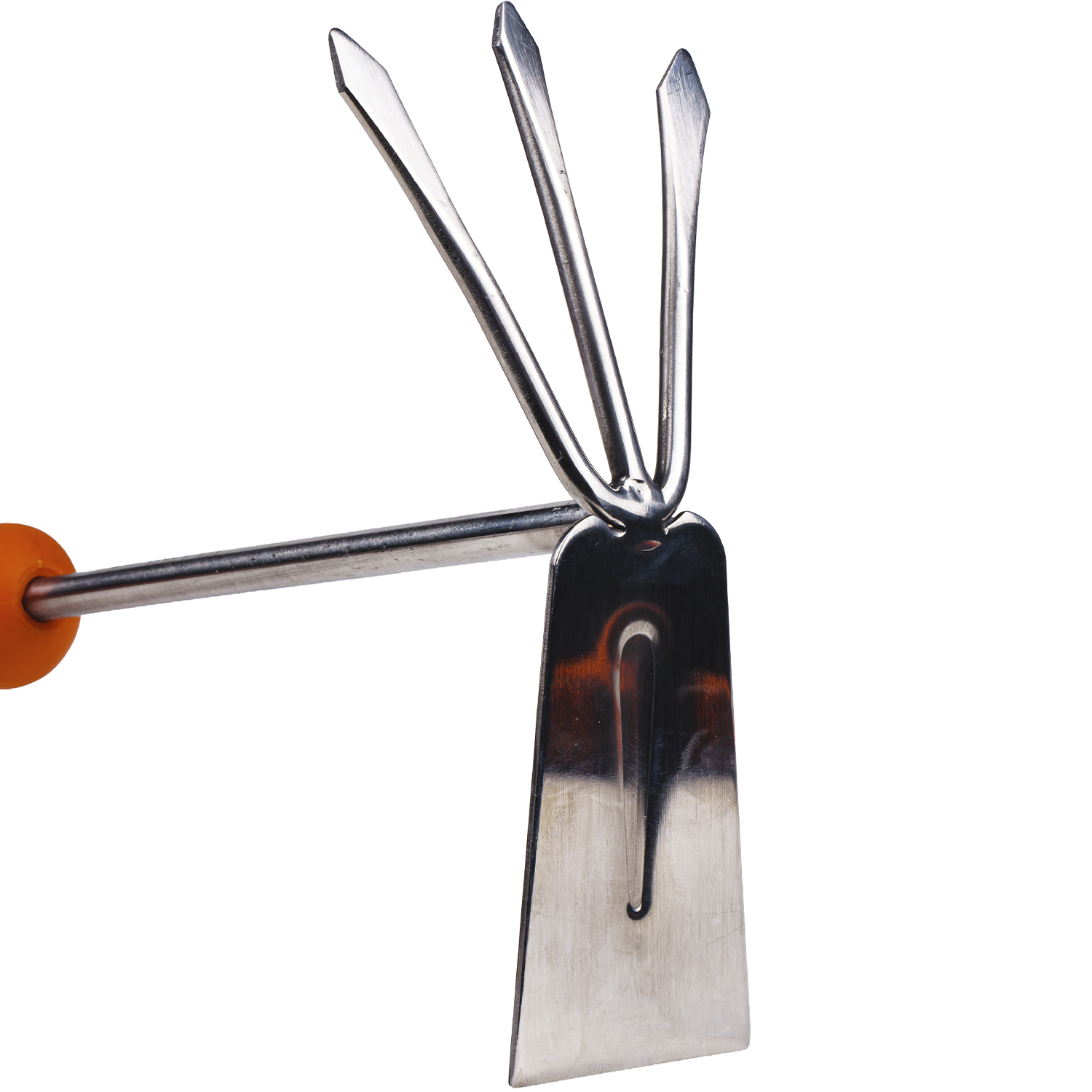 Рыхлитель-тяпка Квалитет комбинированный нержавеющая сталь 3 зуба и мотыга РК-3М