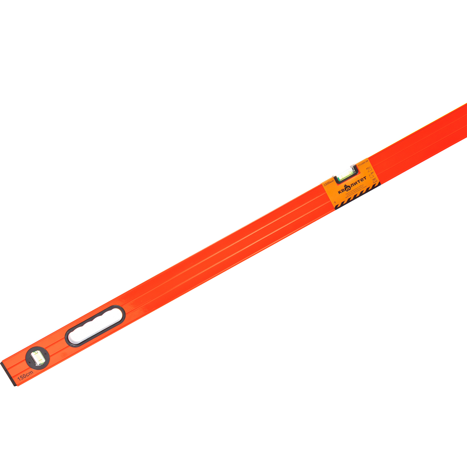 Уровень алюминиевый Квалитет усиленный 1500 мм 3 глазка УУ-1500-3Ф