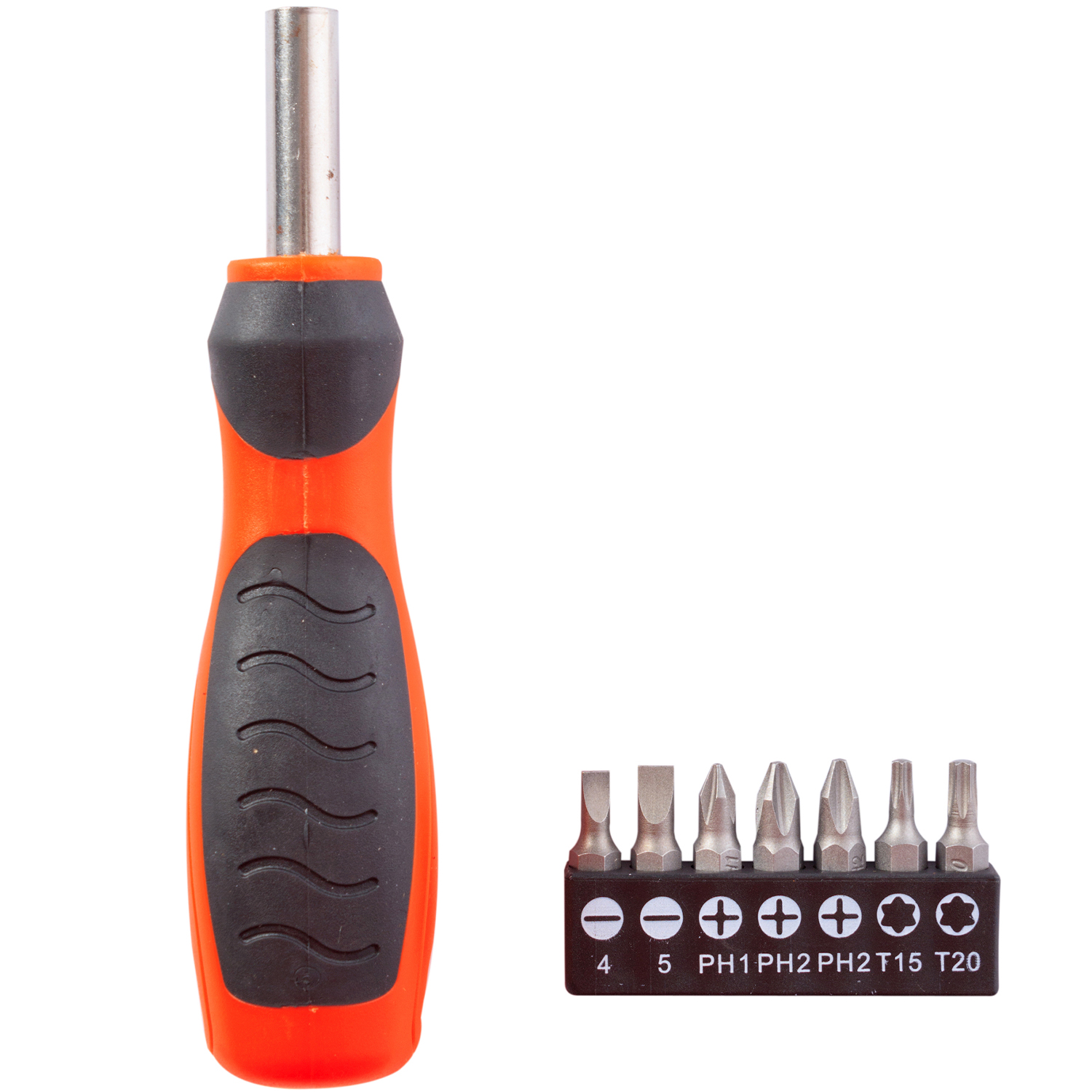 Набор отвертка с битами Квалитет 8 предметов НОБ-8-14