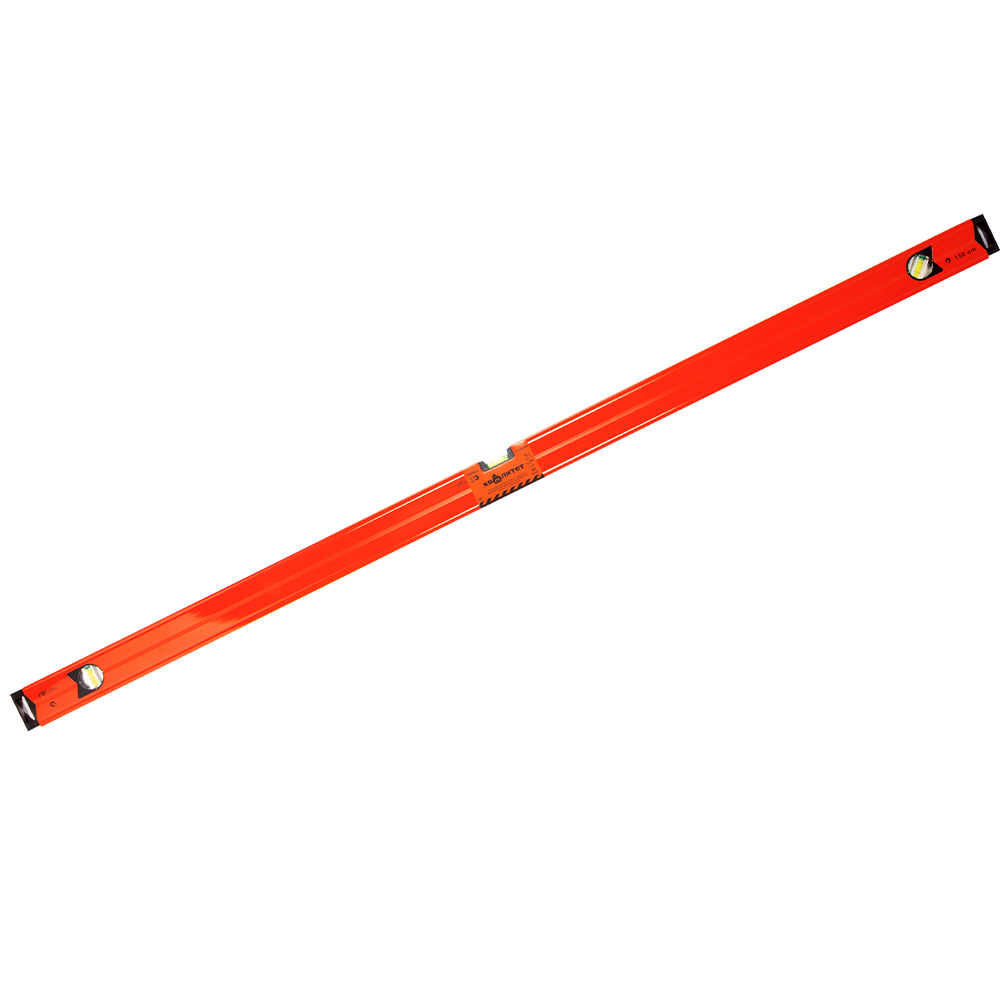 Уровень алюминиевый Квалитет усиленный магнитный 1500 мм 2 глазка + 1 зеркальный УУ-1500-3ФМ