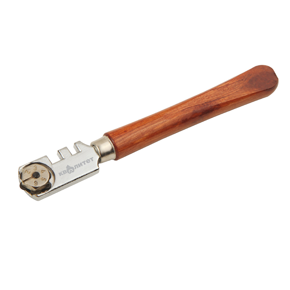 Стеклорез роликовый Квалитет деревянная рукоятка СР-ДР