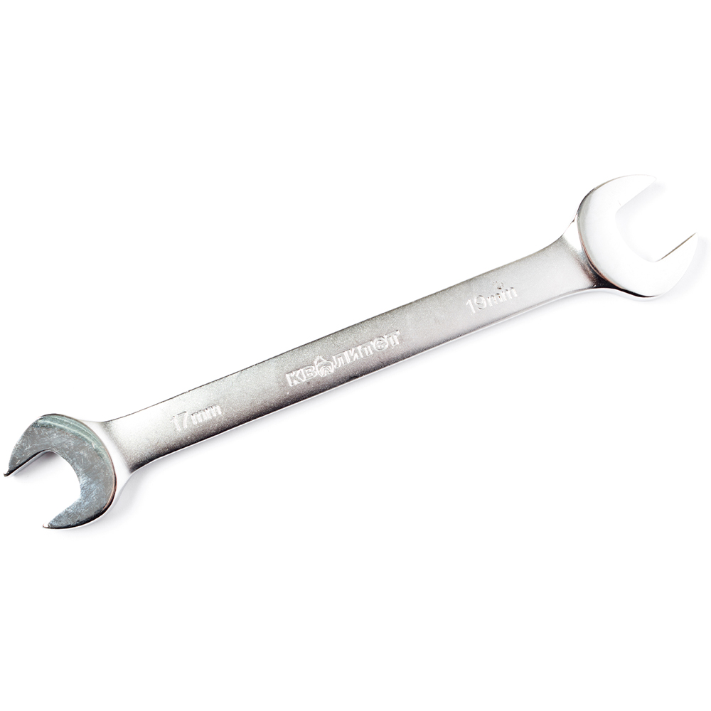Ключ гаечный рожковый Квалитет 17*19 мм КР-1719