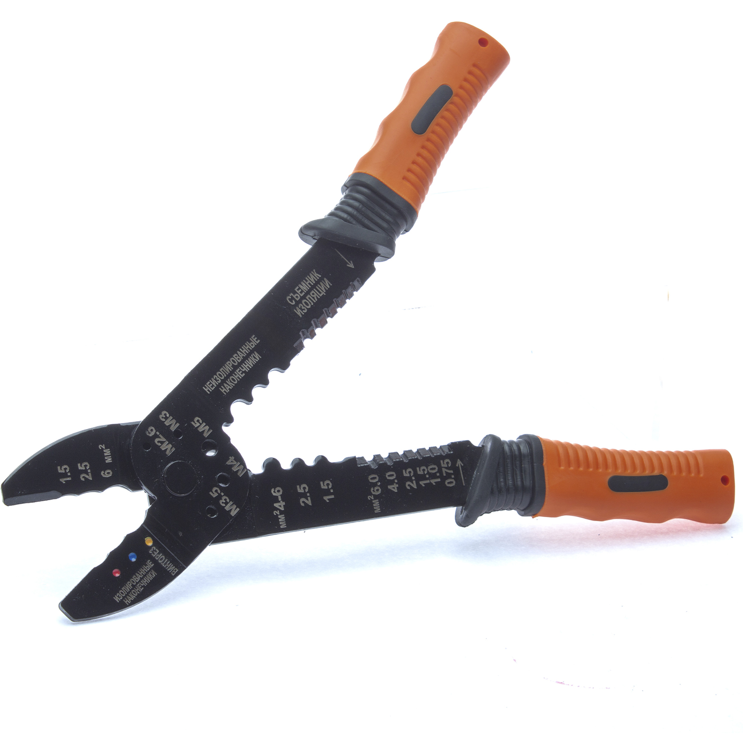 Кримпер Квалитет для обжима наконечников и зачистки проводов КОЗ-22