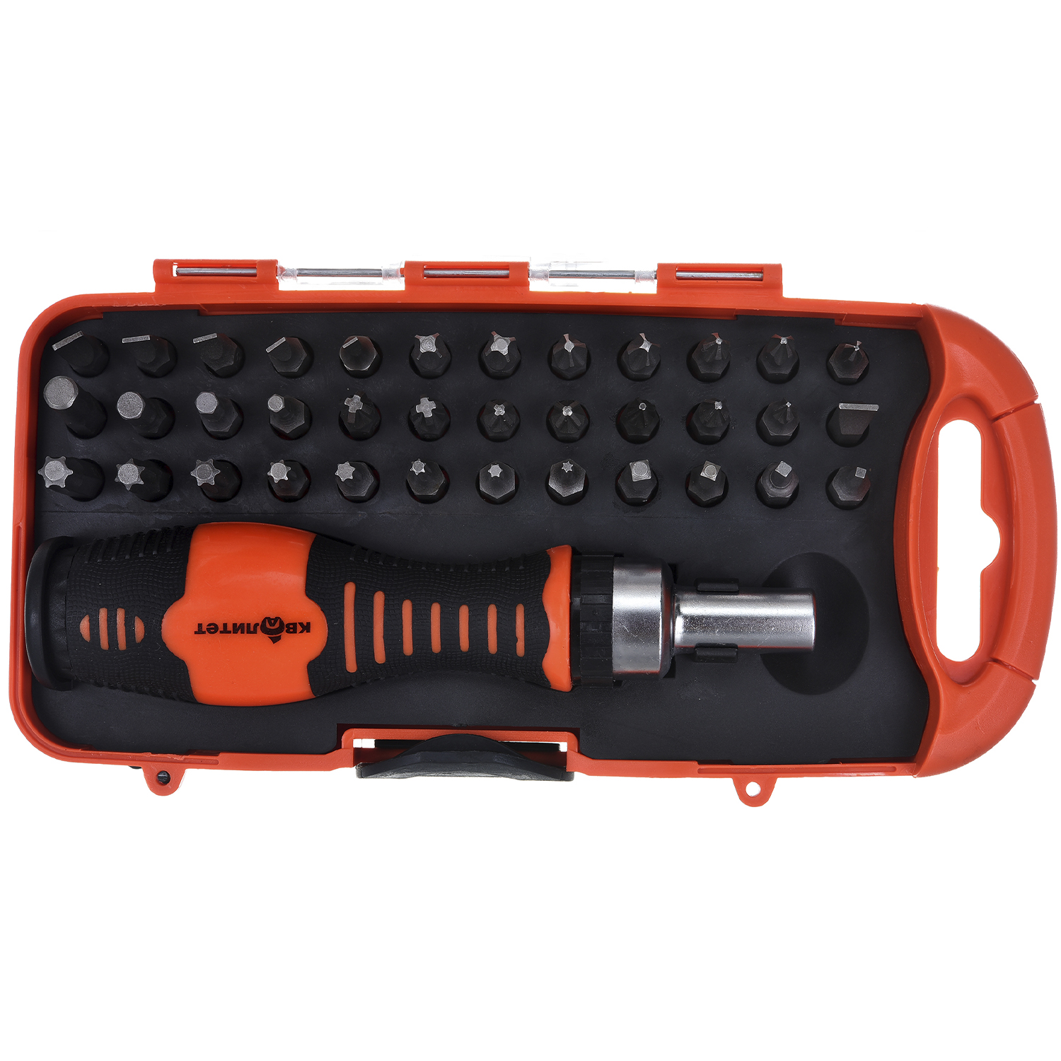 Набор отвертка с битами Квалитет 37 предметов