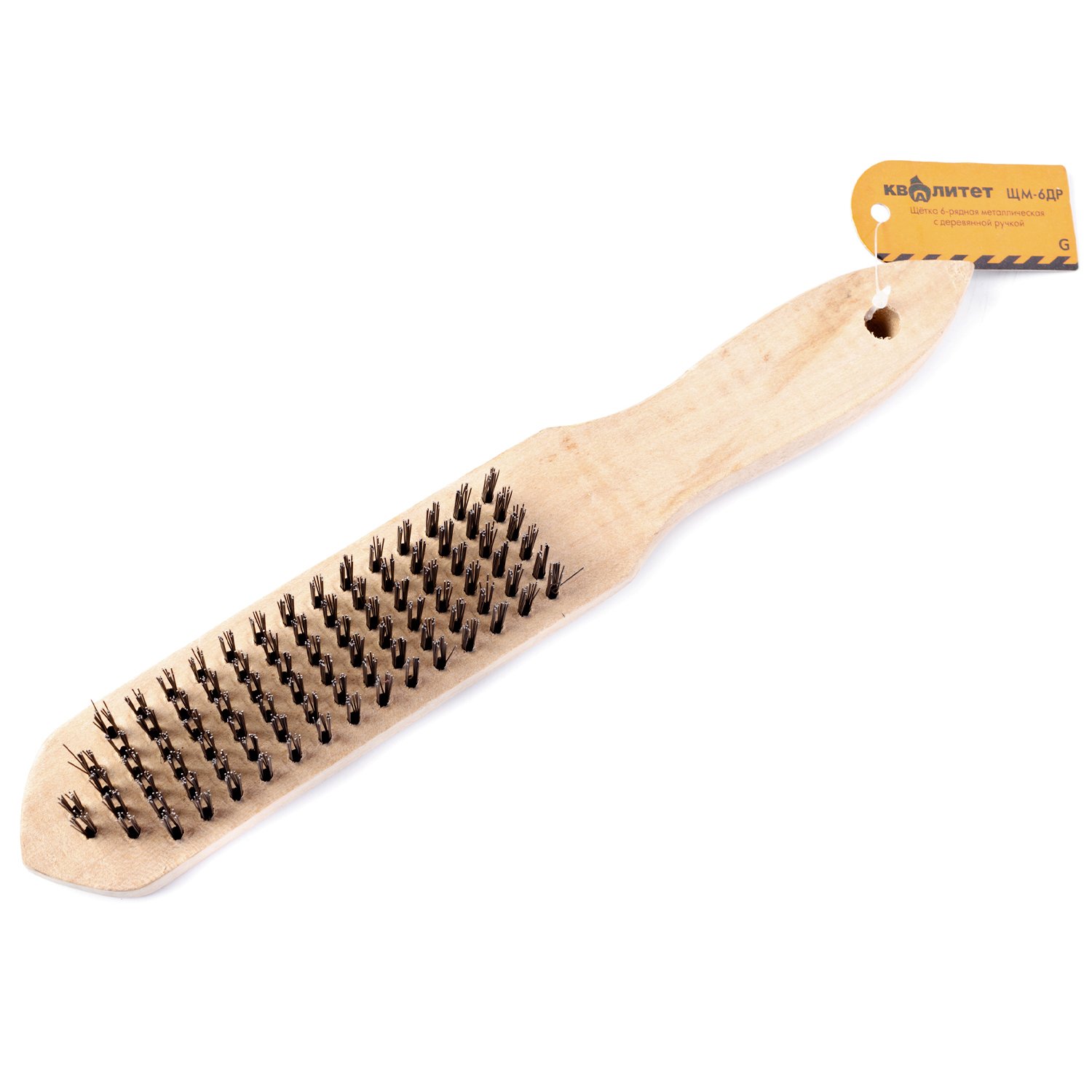 Щетка Квалитет металлическая 6-рядная ЩМ-6ДР