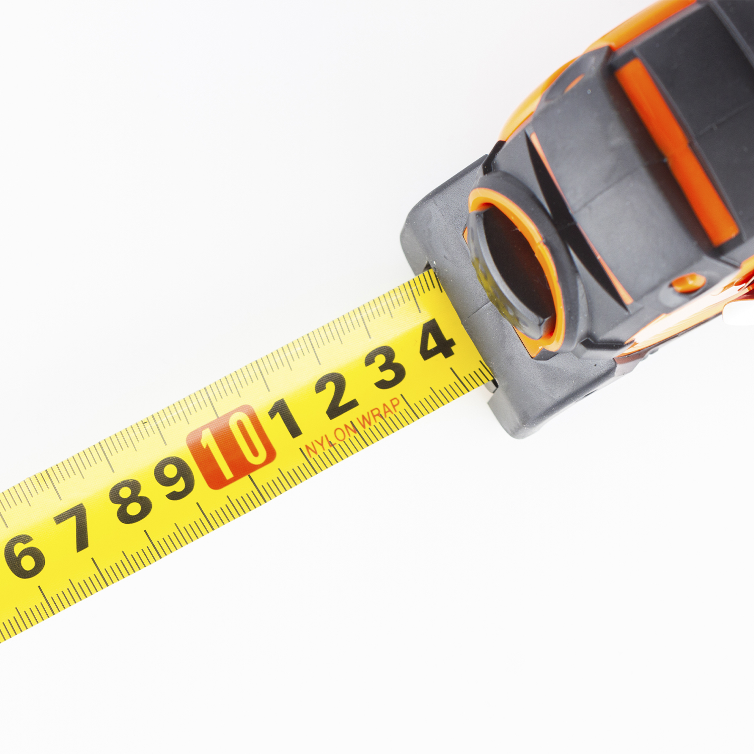 Рулетка Квалитет автостоп, двухсторонний зацеп с магнитом, обрезиненный корпус, 8 м х 25мм РАЗ-8-25