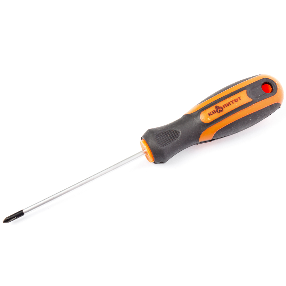 Отвертка крестовая Квалитет Ph0х75 мм ОК-0-75