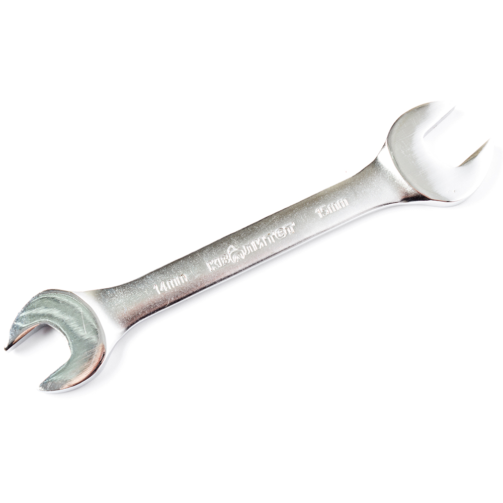 Ключ гаечный рожковый Квалитет 14*15 мм КР-1415