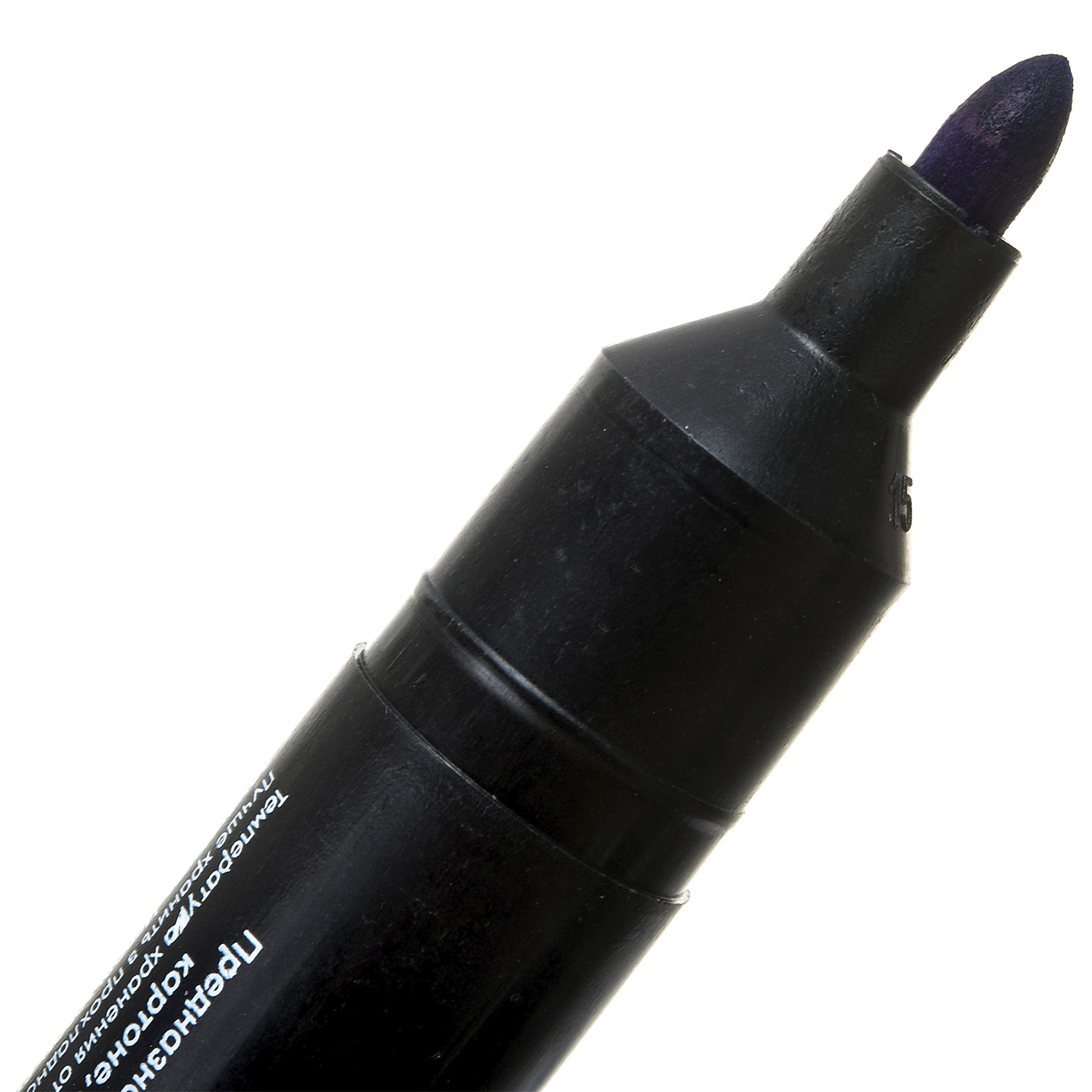 Маркер перманентный КВАЛИТЕТ черный (толщина линии 2-3 мм) круглый наконечник МП-Ч