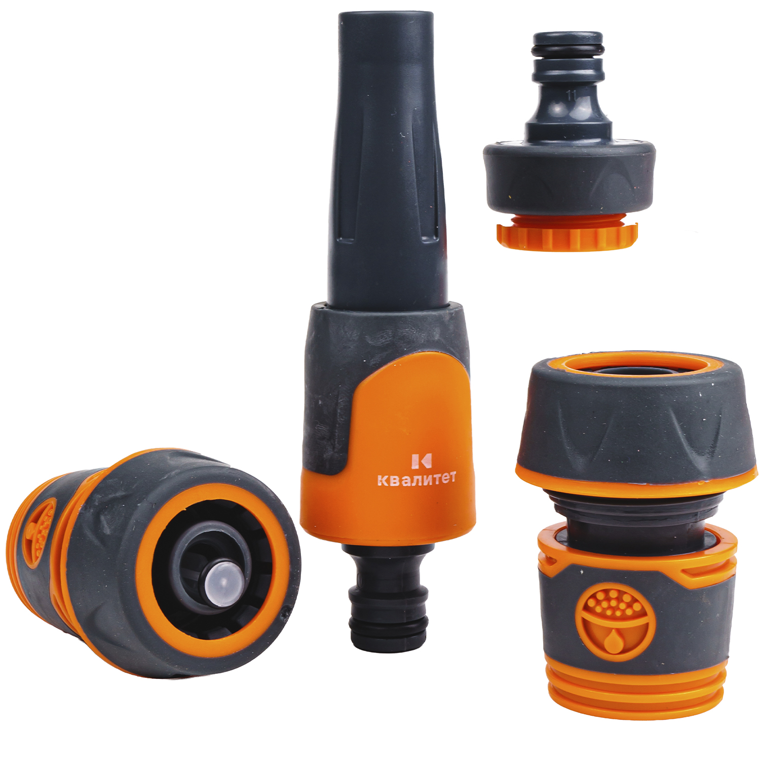 Набор для полива Квалитет 3/4" с наконечником-распылителем 4 предмета НП-НР-34-4