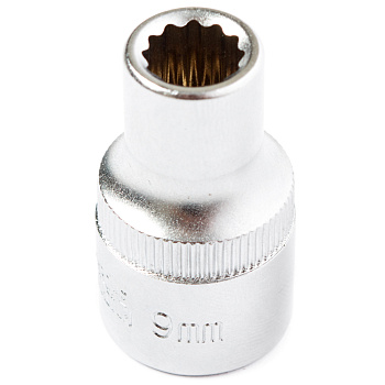 Головка торцевая Квалитет 12-гранная 1/2" 9 мм ГТ12-09-12