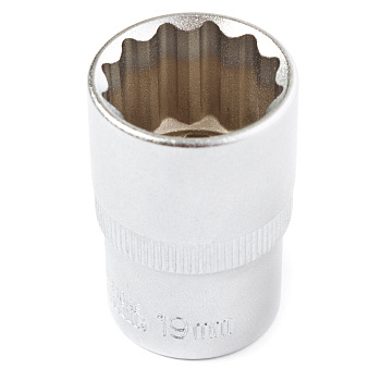 Головка торцевая Квалитет 12-гранная 1/2" 19 мм ГТ12-19-12