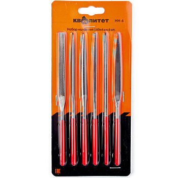 Набор надфилей Квалитет 160х4 мм 6 шт.