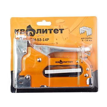 Степлер Квалитет металлический 53 тип 4-14 мм с регулировкой СМ-53-14Р